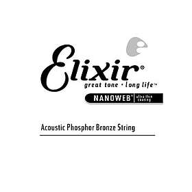 Elixir 14142 Phosphor Bronze Acoustic NANOWEB 042 Single