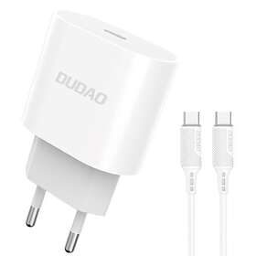 Dudao A8EU Galaxy S21 Laddare 2M Kabel & Väggladdare 20W