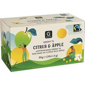 Garant Grönt Te Citrus & Äpple 20 tepåsar