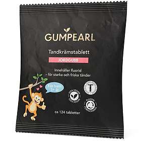 Gumpearl Tandkrämstablett Jordgubb Refill Barn +3 år 124 st