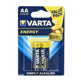 Varta 2-st Alkaliskt Batteri R6 (AA) Energy