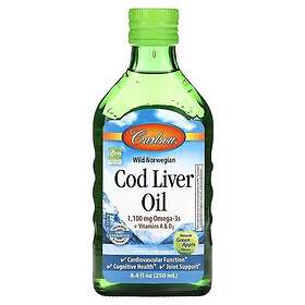 Carlson Labs Vild norsk torskleverolja 1100 mg 250ml