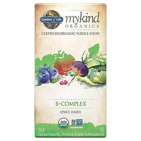Garden of Life Mykind Organics B-komplex 30 veganska tabletter
