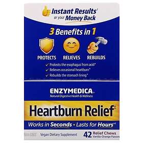 Enzymedica Heartburn Relief 42 tuggtabletter