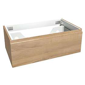 VikingBad Servantskap Fingergrep MIE Demi Mål: B(60-180)Xh46xd29 cm Lys eik 80cm