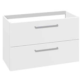 1904 Voss Servantskap med 2 Skuffer Hvit Matt 100cm