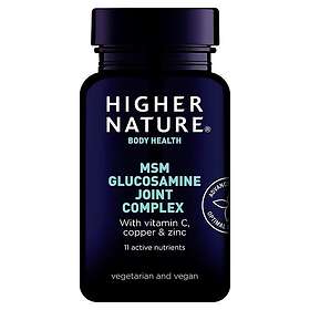 Higher Nature MSM Glukosamin Ledkomplex 90 tabletter