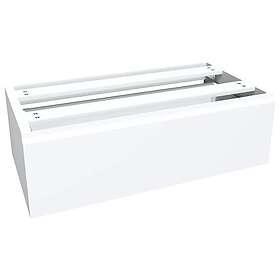 VikingBad Sideskap Fingergrep MIE Demi Mål: B(60-90)Xh46xd29 cm Hvit 90cm