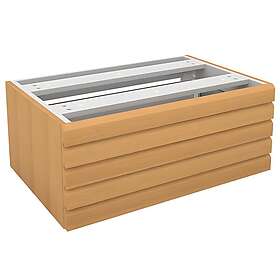 VikingBad Sideskap Stav MIE Demi Mål: B(60-90)Xh46xd29 cm Eik 70cm