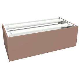 VikingBad Sideskap Trend MIE Demi- Mål: B(60-90)Xh46xd29 cm Terracotta 90cm