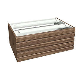 VikingBad Sideskap Stav MIE Demi Mål: B(60-90)Xh46xd29 cm Valnøtt 70cm