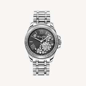 Thomas Sabo WA0421-201-201 Divine Flower Svart/Stål Ø33 mm