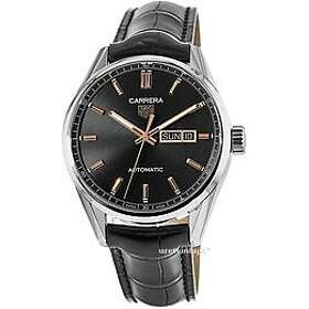 TAG Heuer WBN2013.FC6503 Carrera Svart/Läder Ø41 mm