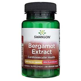 Swanson Bergamottextrakt 500 mg 30 kapslar