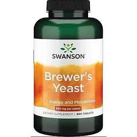 Swanson Jäst 500 mg 500 tabletter