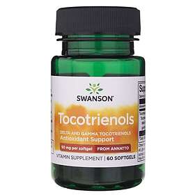 Swanson Tocotrienoler 50 mg 60 mjuka kapslar