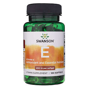 Swanson E-vitamin 400 IE Naturligt 100 kapslar