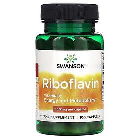 Swanson Riboflavin Vitamin B2 100mg 100 kapslar