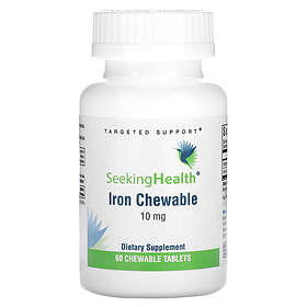 Seeking Health Optimalt Järn 60 tuggtabletter