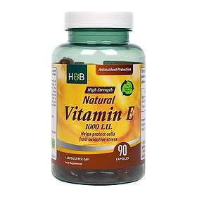 Holland & Barrett Naturligt vitamin E 1000 IE 90 Capsules