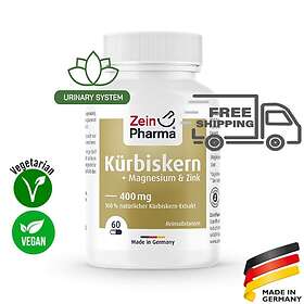 Zein Pharma Pumpakärnor 400 mg 60 kapslar