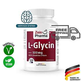 Zein Pharma L-Glycin 500 mg 120 kapslar