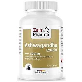 Zein Pharma Ashwagandhaextrakt 500 mg 120 Capsules