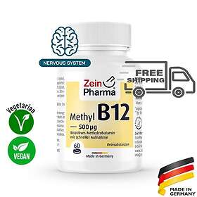 Zein Pharma B12-vitamin 500 mikrogram 60 tabletter