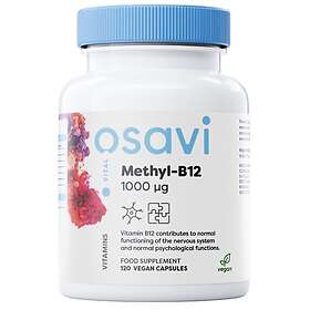 Osavi Metyl-B12 1000 mcg 120 veganska Capsules