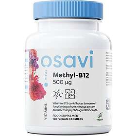 Osavi Metyl-B12 500 mcg 120 veganska Capsules