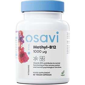 Osavi Metyl-B12 1000 mcg 60 veganska Capsules