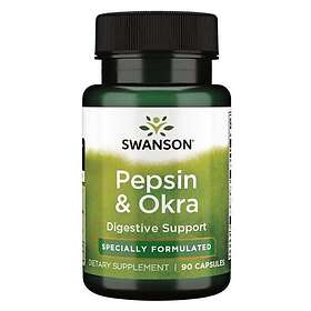 Swanson Okra Pepsin 90 kapslar