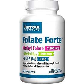 Jarrow Formulas Folat Forte 30 tabletter