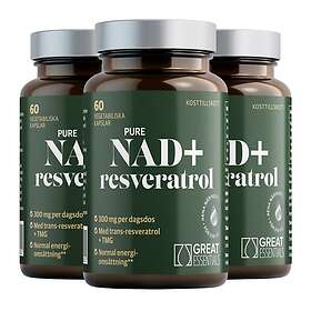 Great Essentials Pure NAD+ 300mg Resveratrol 60k