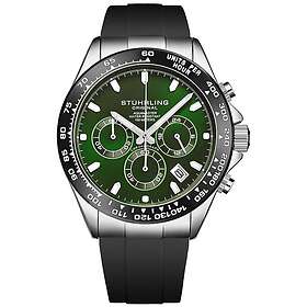 Stührling Original 4050,3 Monaco Vanguard Elite Navigator Grön/Gummi Ø42 mm