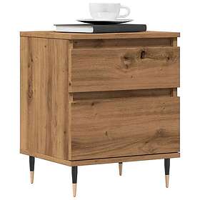 vidaXL Nightstand 2 pcs Artisan Oak 40x35x50cm Engineered Wood