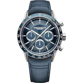 Raymond Weil 7741-SC3-50021 Freelancer Blå/Läder Ø43.5 mm