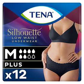 Tena Silhouette Plus M Black Low Waist