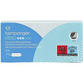 Hjärtats tamponger Normal 16st