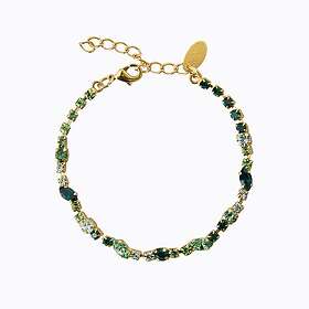 Caroline Svedbom Antonia Armband Green Combo (Gold)