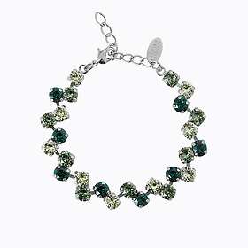 Caroline Svedbom Fiona Armband Green Combo (Rhodium)