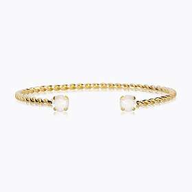 Caroline Svedbom Mini Twisted Armband Electric White (Guld)