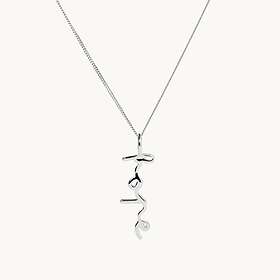 Emma Israelsson Hope Charm Silver Neck166 76 cm