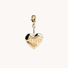 Emma Israelsson Name Heart Organic Charm Guld Charm032