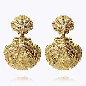 Caroline Svedbom Mirella Grande Örhängen Rainbow Combo (Guld)