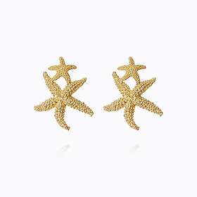 Caroline Svedbom Sea Star Twin Örhängen (Guld)
