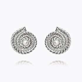 Caroline Svedbom Ocean Pearl Örhängen Crystal (Rhodium)