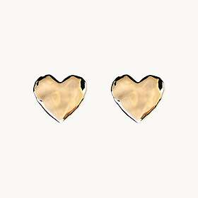 Emma Israelsson Organic Heart Örhängen Guld Ear196