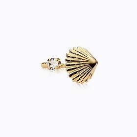 Caroline Svedbom Mini Shell Ring Crystal (Guld)