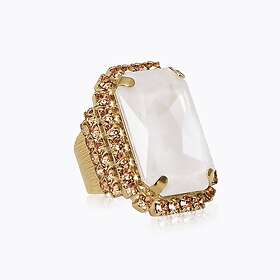Caroline Svedbom Alexa Ring Electric White Combo (Guld)